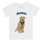 Seattle Mariners Yellow Labrador Retriever Tee Shirt