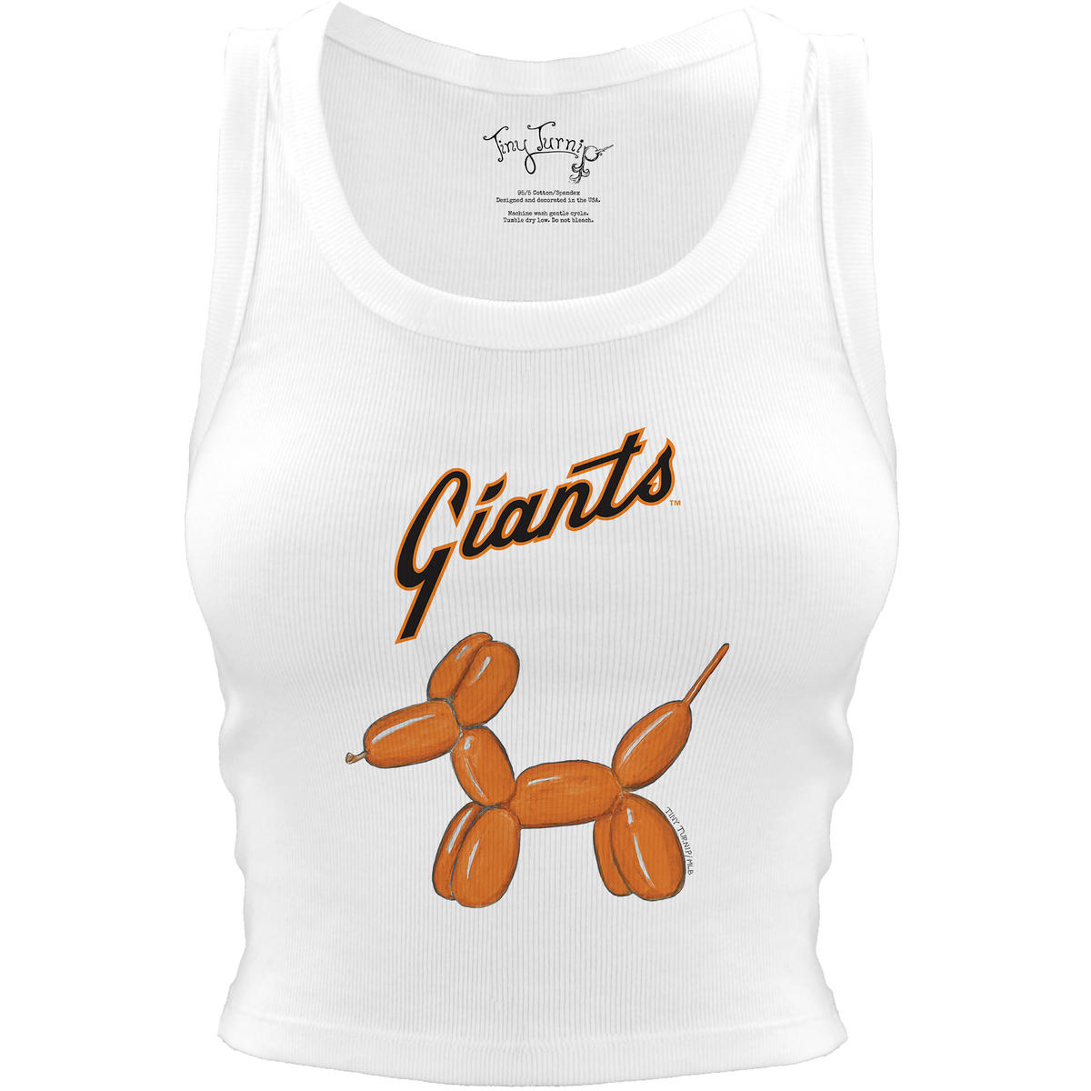 San Francisco Giants Balloon Dog Crop Tank