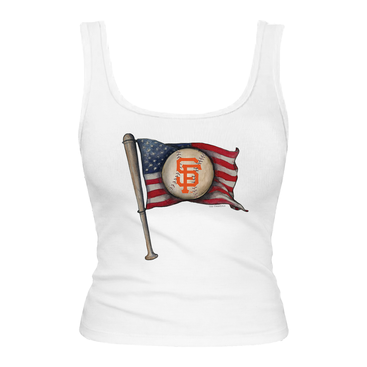 San Francisco Giants Baseball Flag Emmy Tank