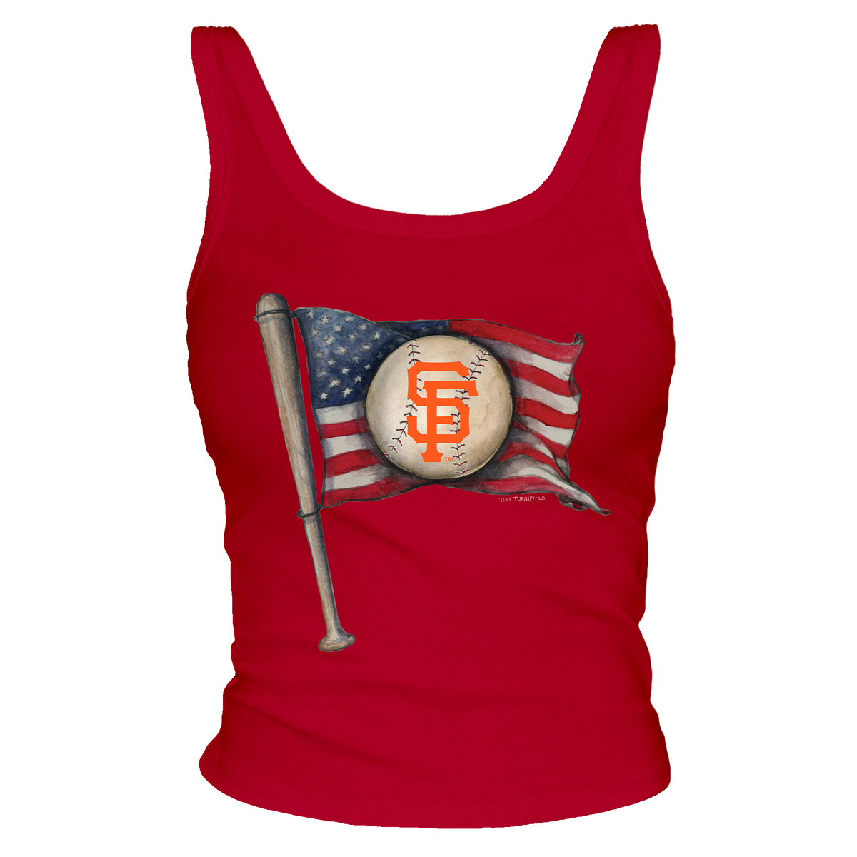 San Francisco Giants Baseball Flag Tank