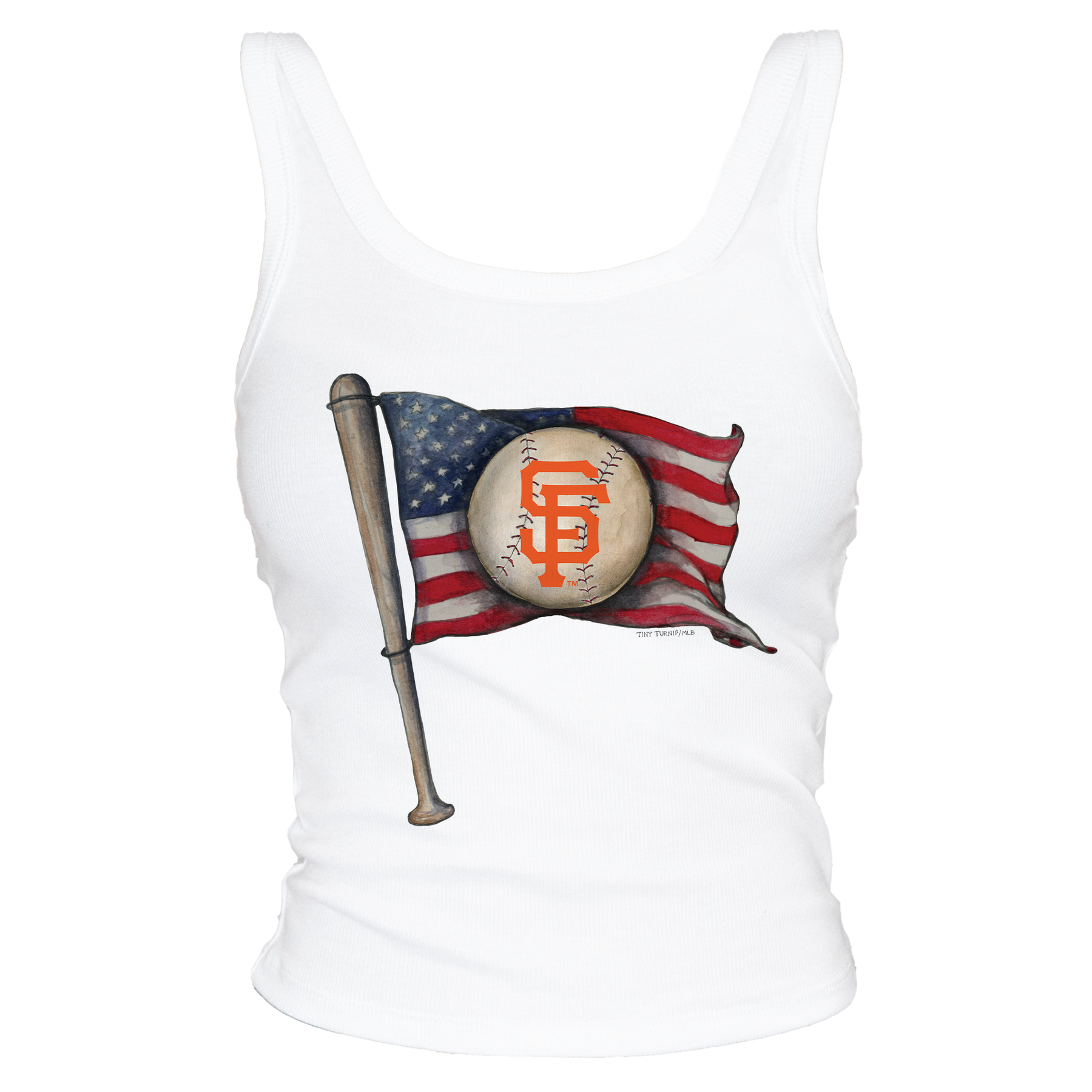 San Francisco Giants Baseball Flag Tank