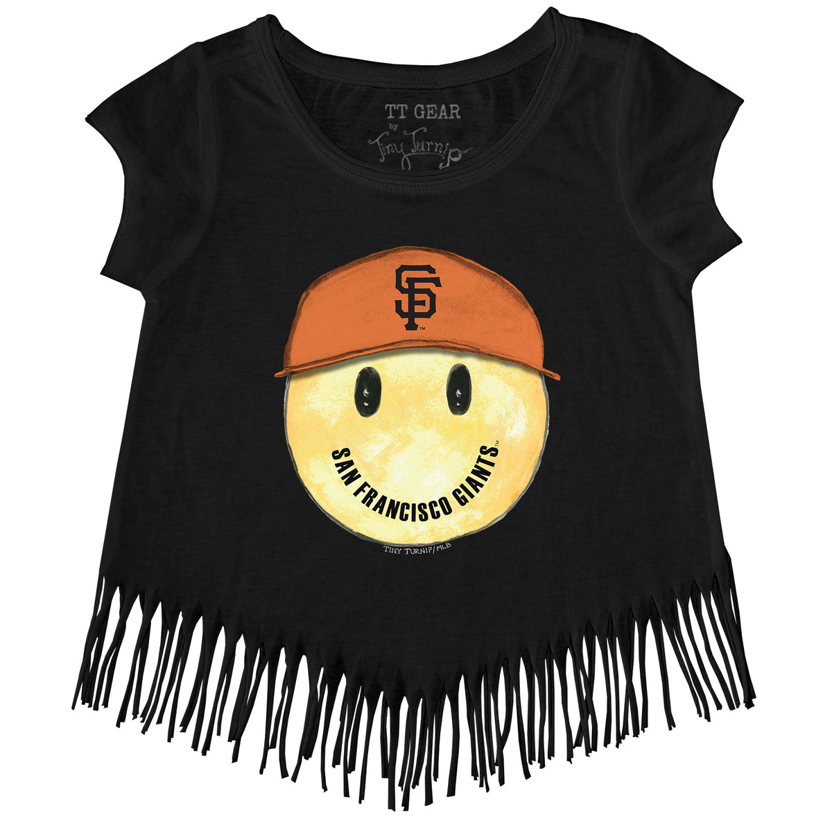 San Francisco Giants Smiley Fringe Tee