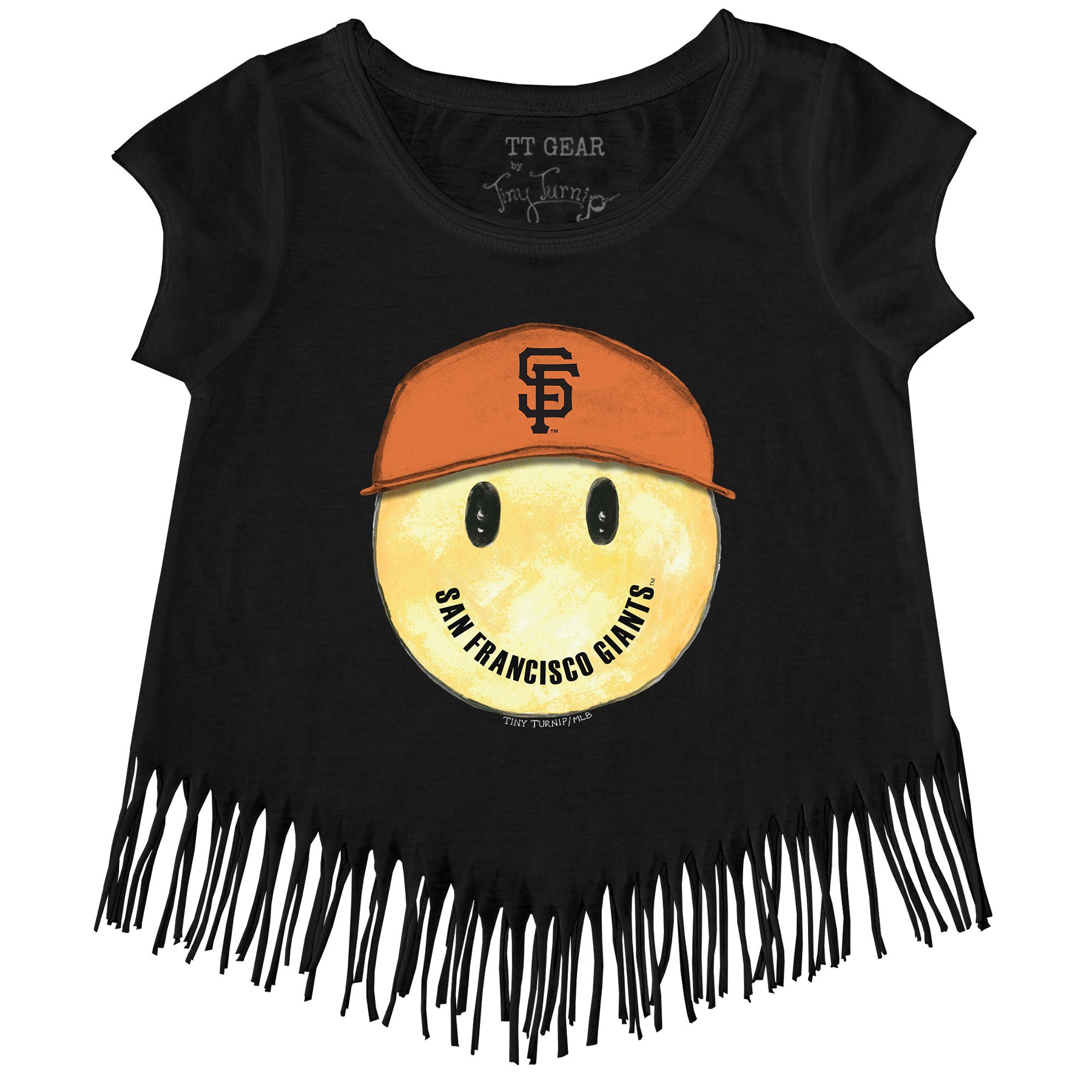 San Francisco Giants Smiley Fringe Tee