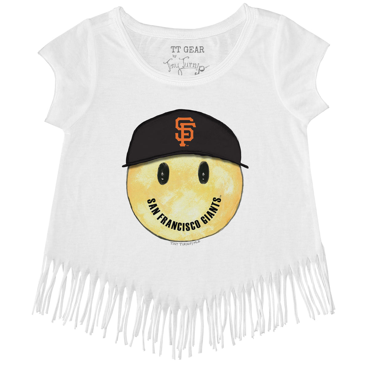 San Francisco Giants Smiley Fringe Tee