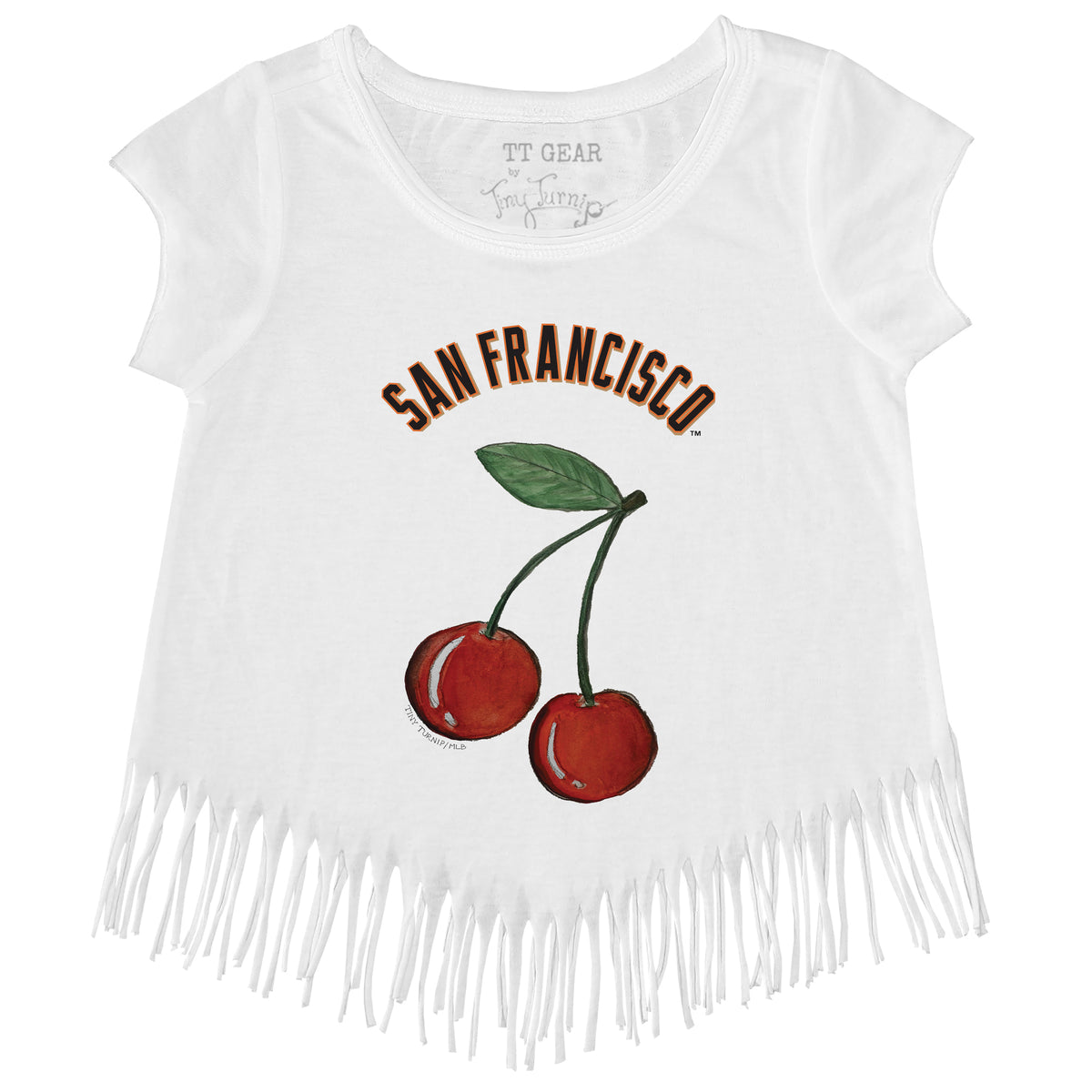 San Francisco Giants Cherry Fringe Tee