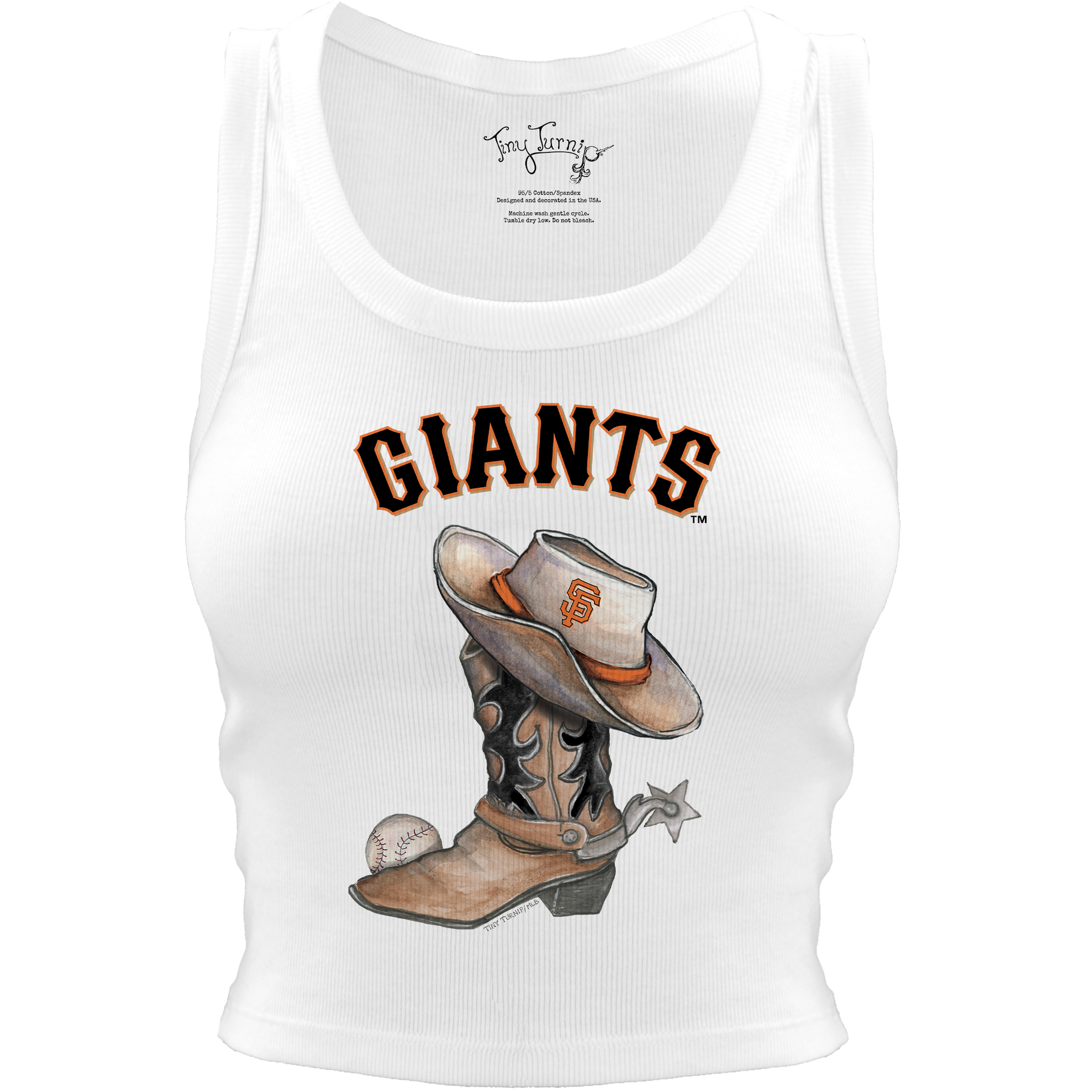 San Francisco Giants Cowboy Boot Crop Tank