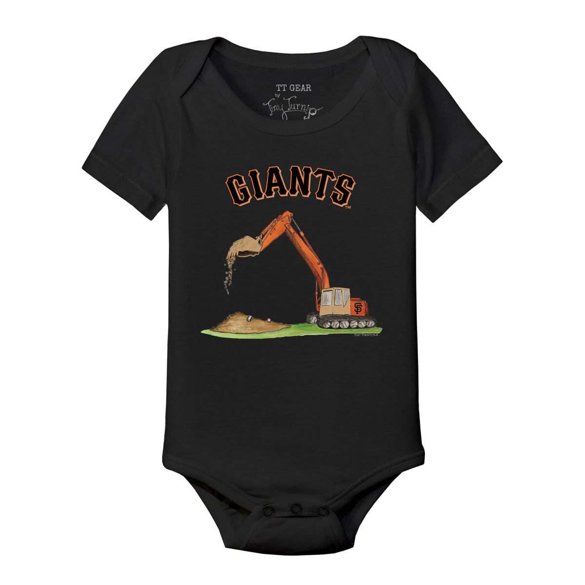 San Francisco Giants Excavator Short Sleeve Snapper