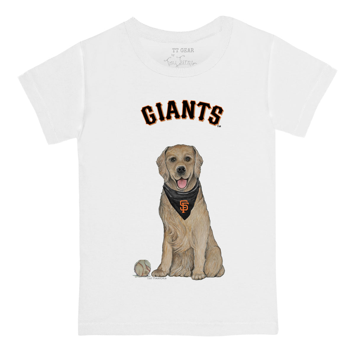 San Francisco Giants Golden Retriever Tee Shirt