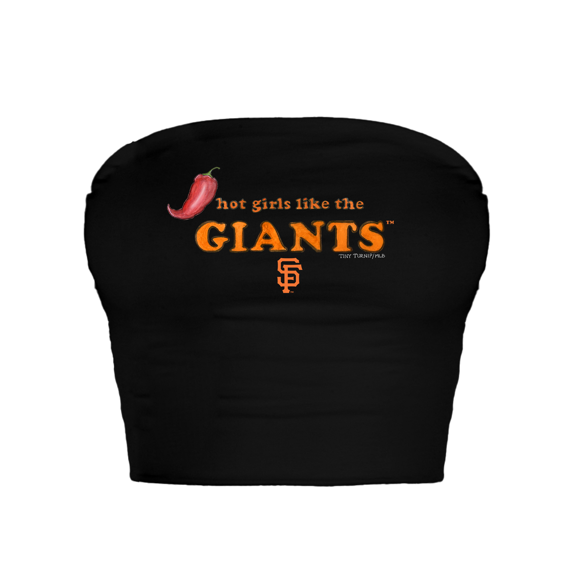 San Francisco Giants Hot Girls Crop Tube Top