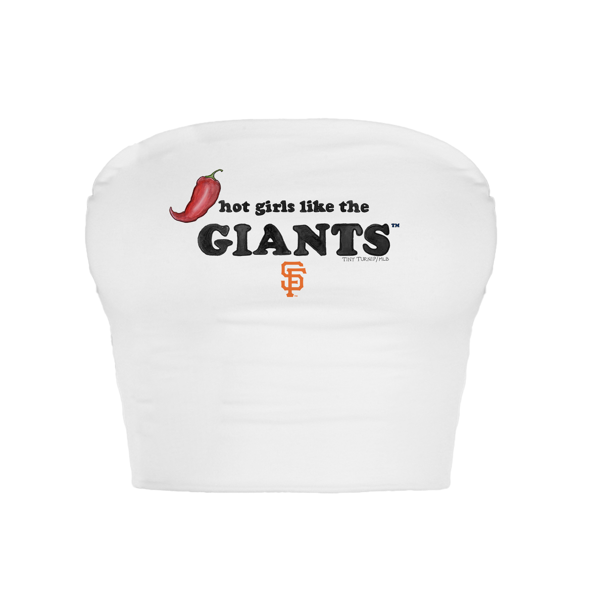 San Francisco Giants Hot Girls Crop Tube Top