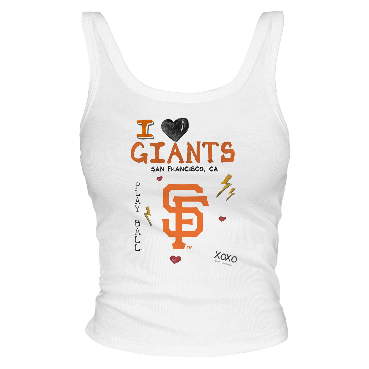 I Heart Giants Tank - Tiny Turnip