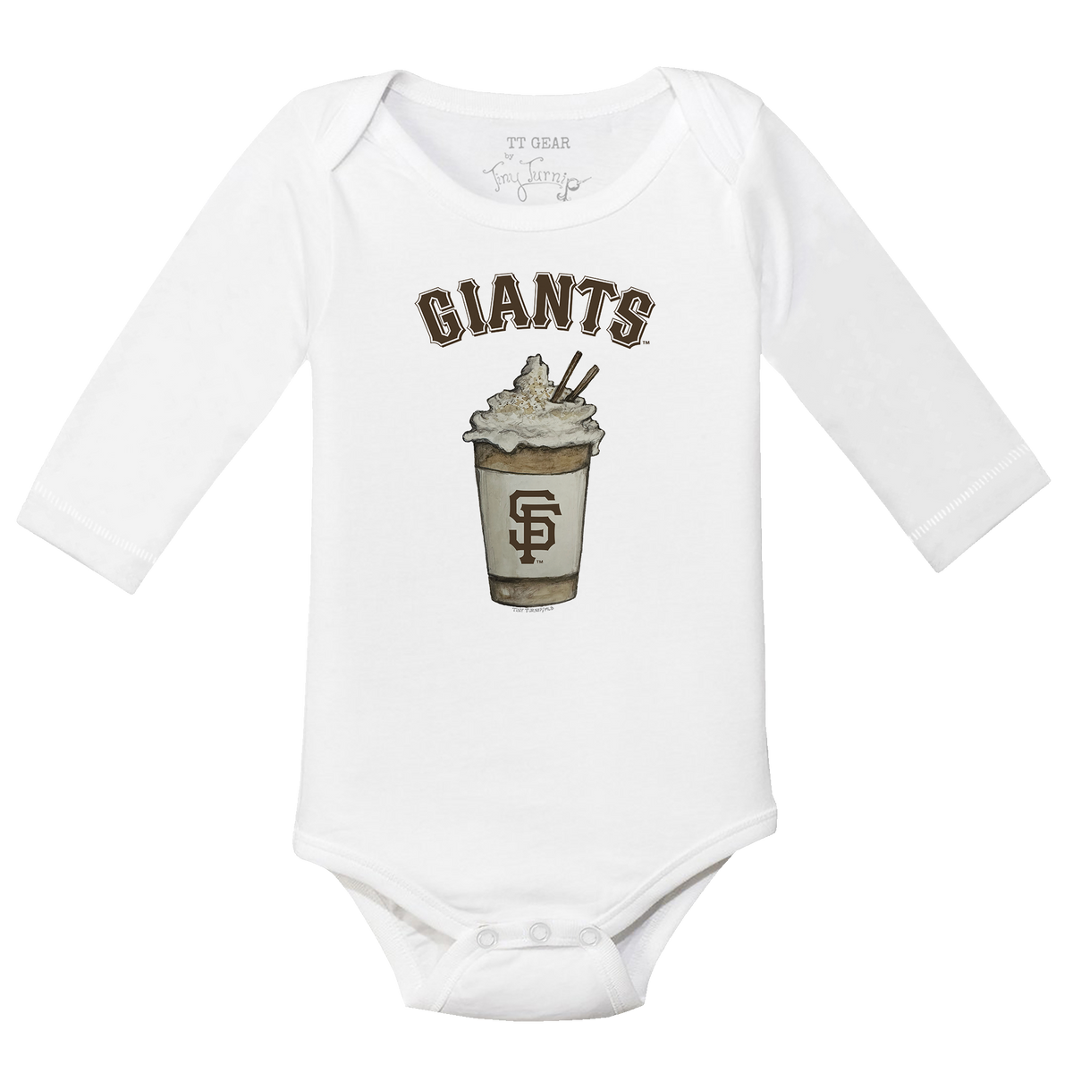 San Francisco Giants Latte Long Sleeve Snapper