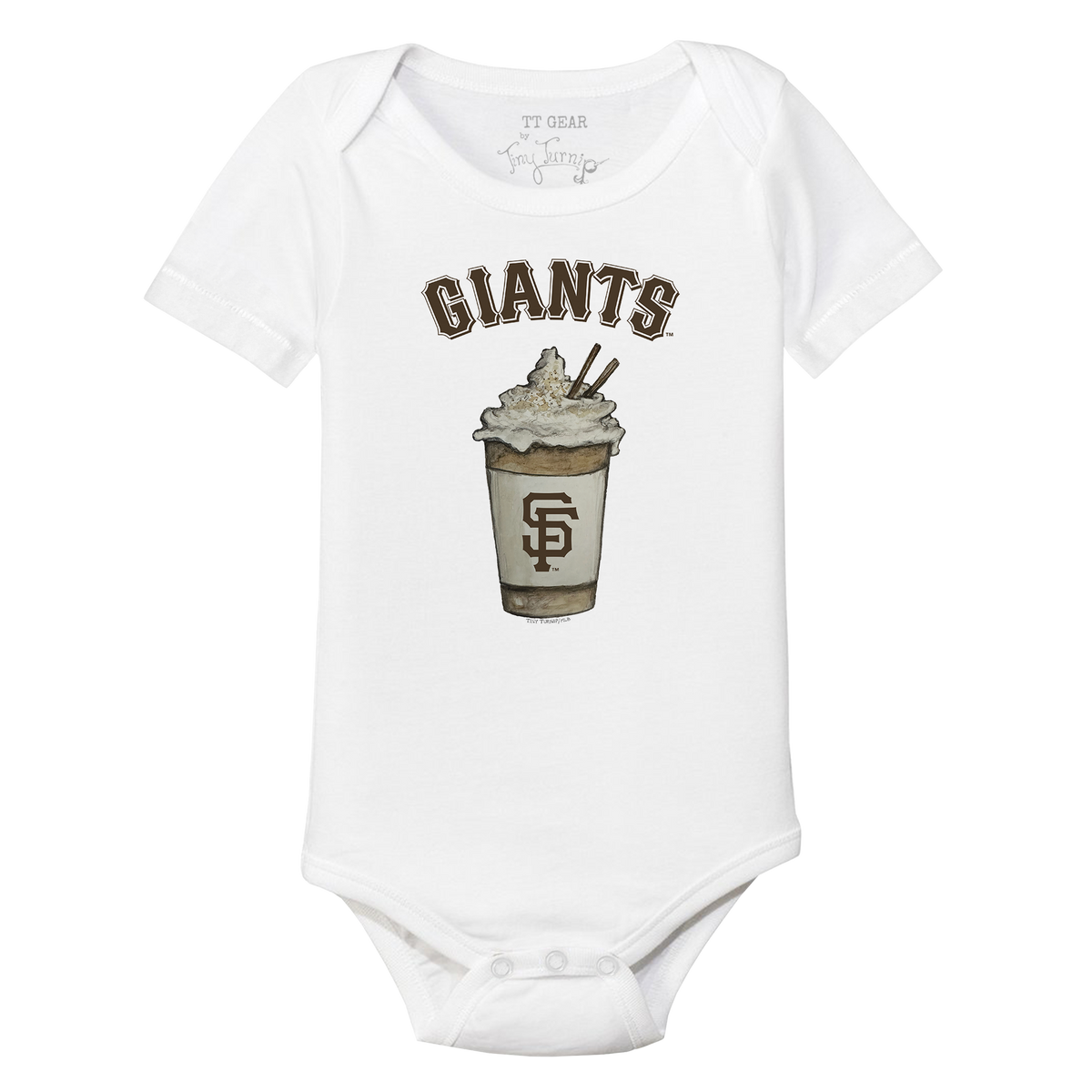 San Francisco Giants Latte Short Sleeve Snapper