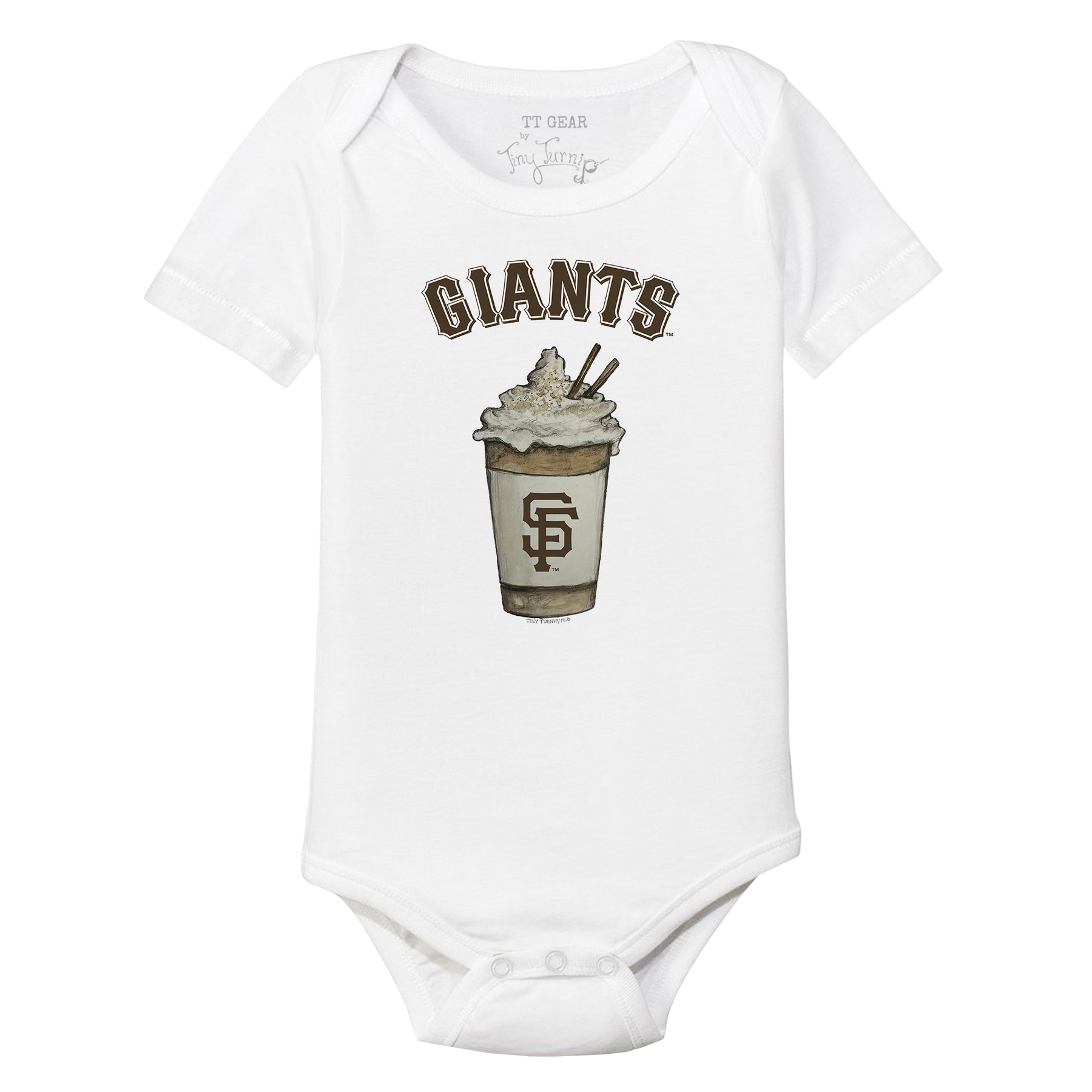 San Francisco Giants Latte Short Sleeve Snapper