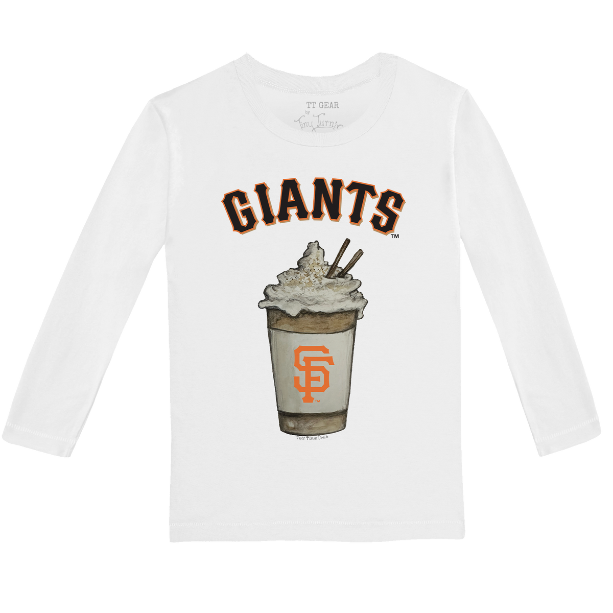 San Francisco Giants Latte Long-Sleeve Tee Shirt