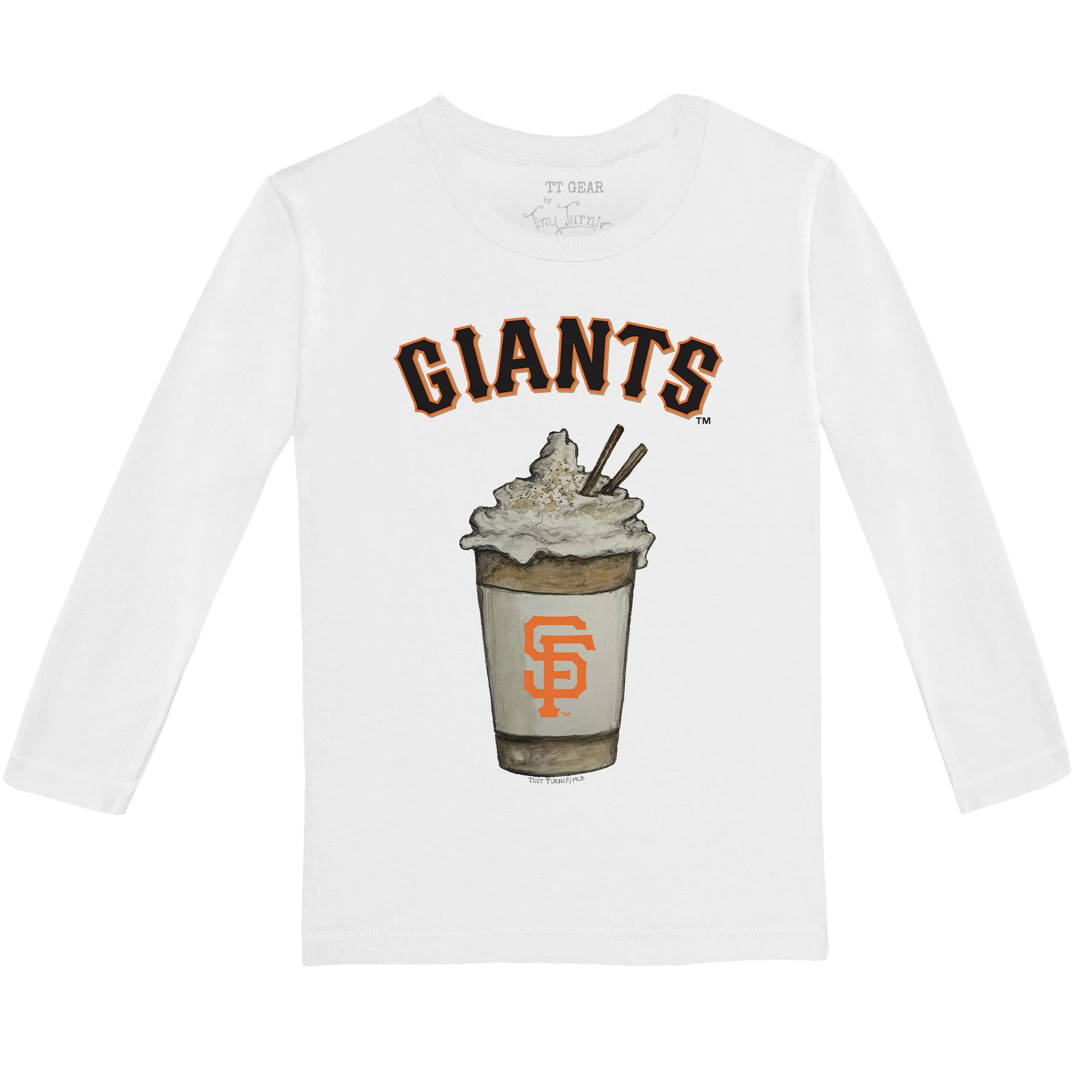 San Francisco Giants Latte Long-Sleeve Tee Shirt
