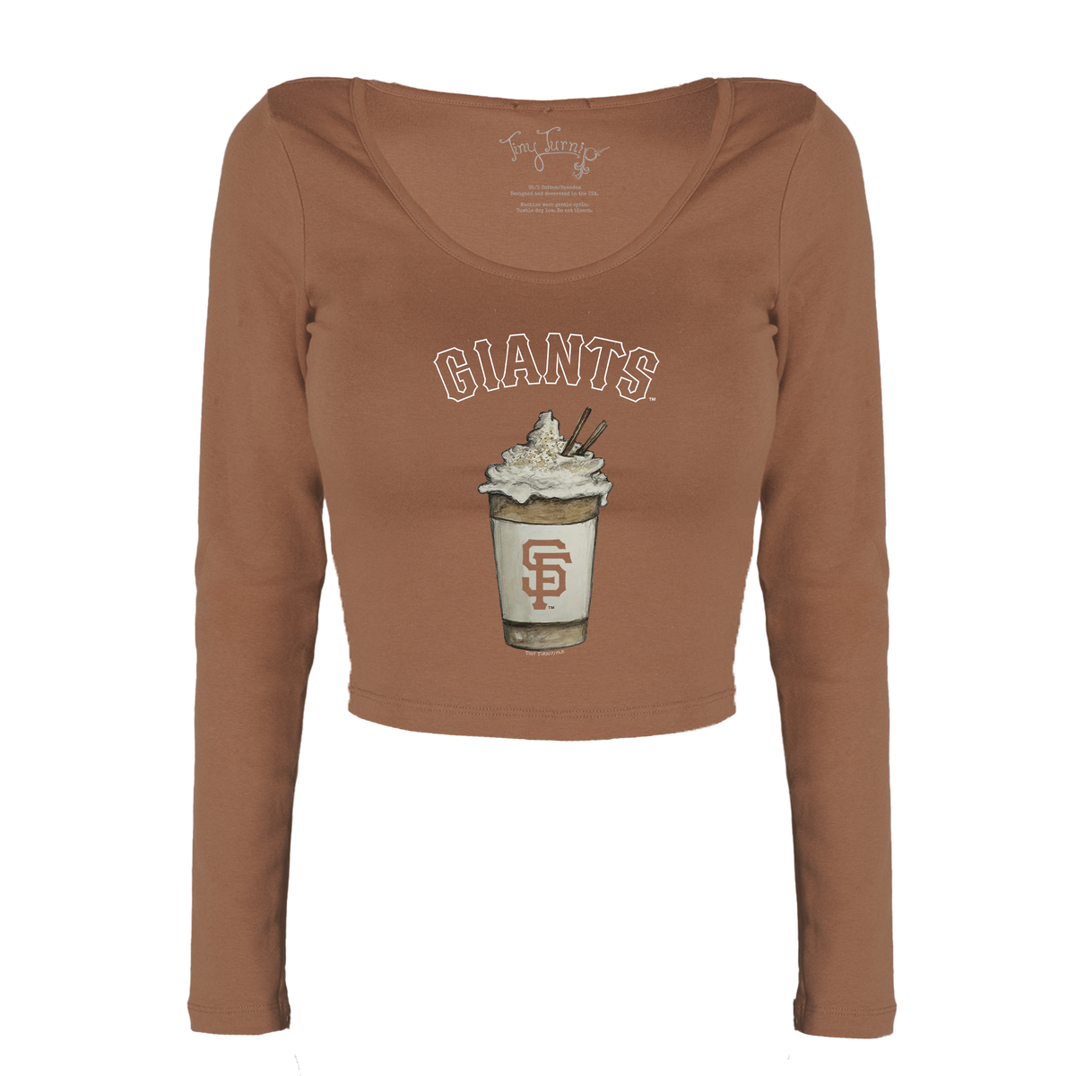 San Francisco Giants Latte Women's Lucy Long Sleeve