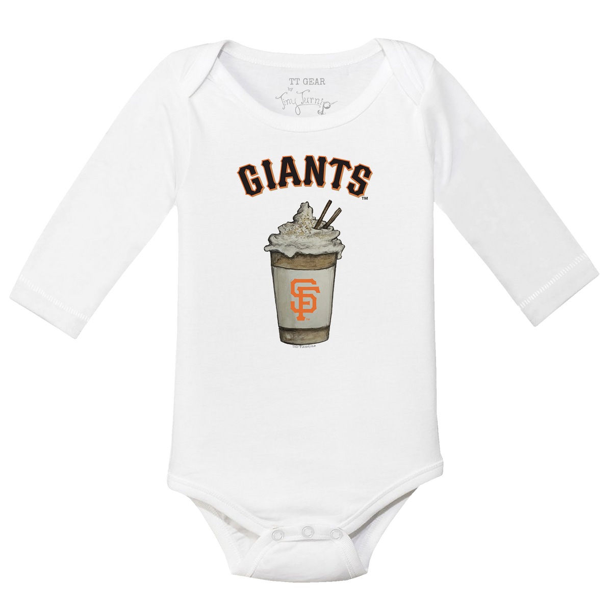 San Francisco Giants Latte Long Sleeve Snapper