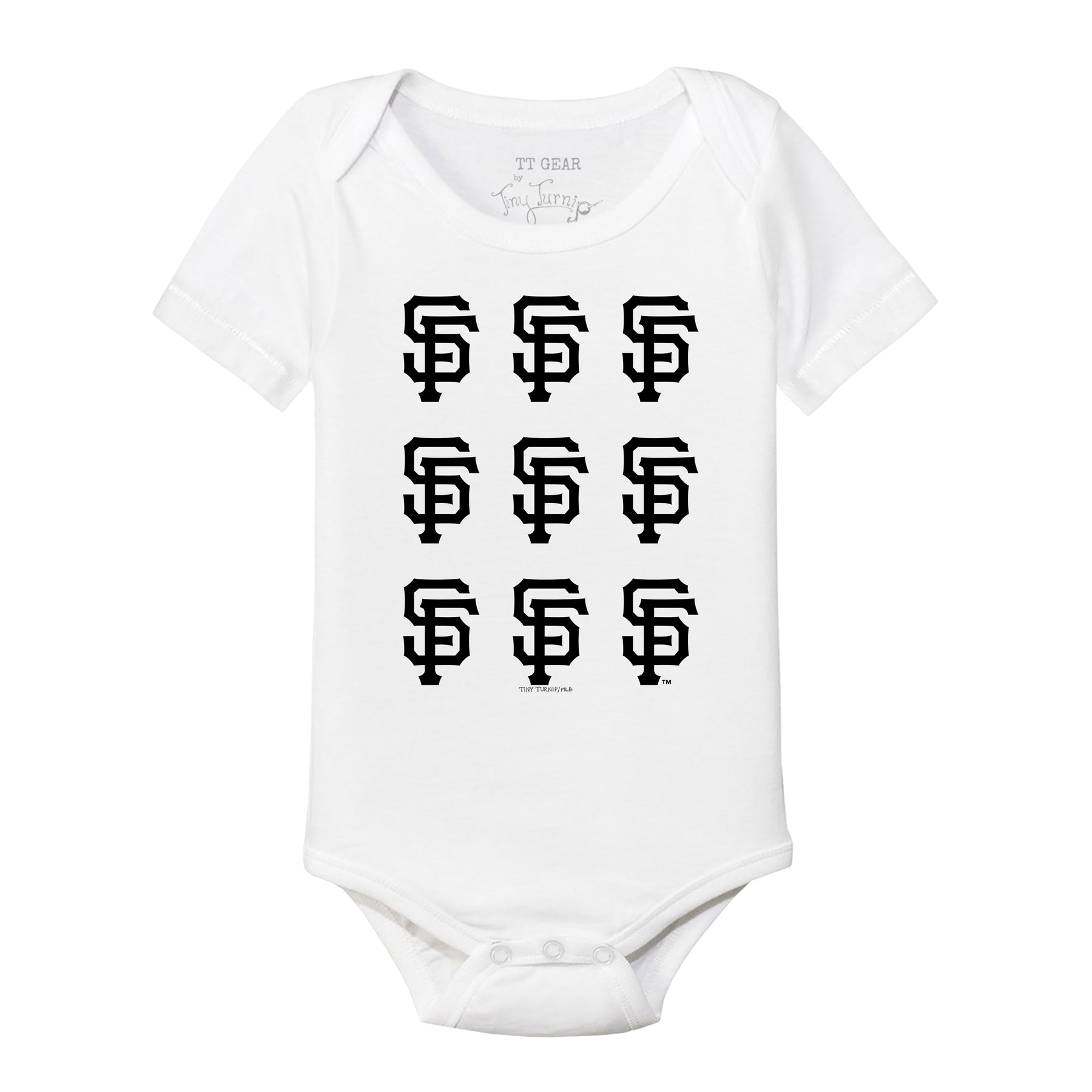 San Francisco Giants Logo Grid Short Sleeve Snapper