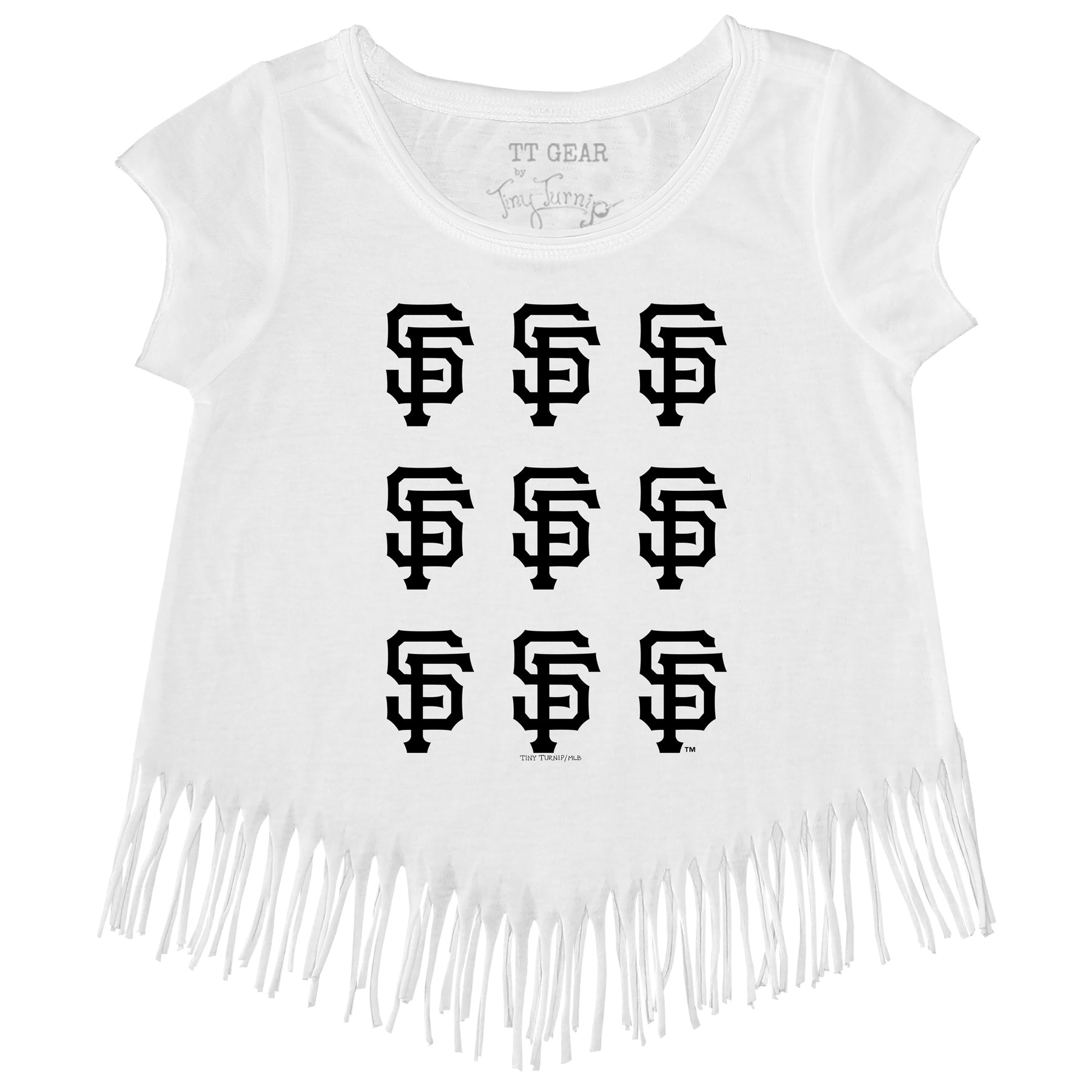 San Francisco Giants Logo Grid Fringe Tee