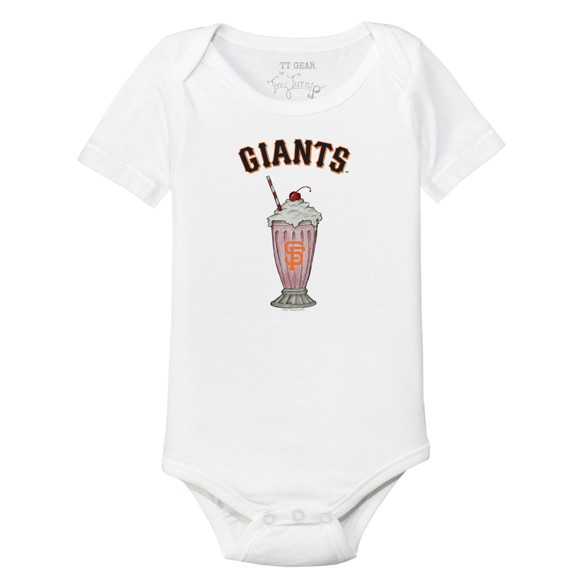 San Francisco Giants Milkshake Short Sleeve Snapper