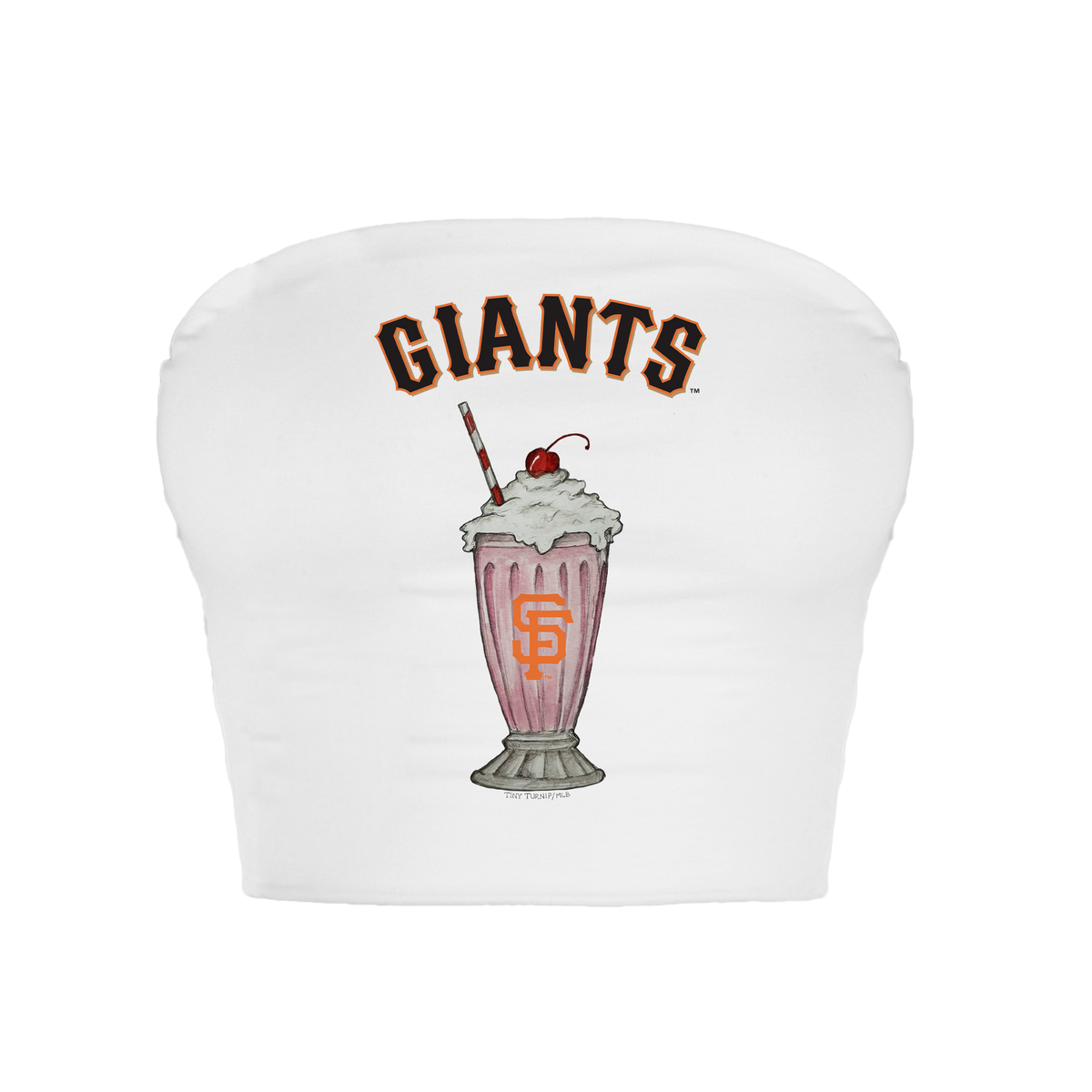 San Francisco Giants Milkshake Crop Tube Top
