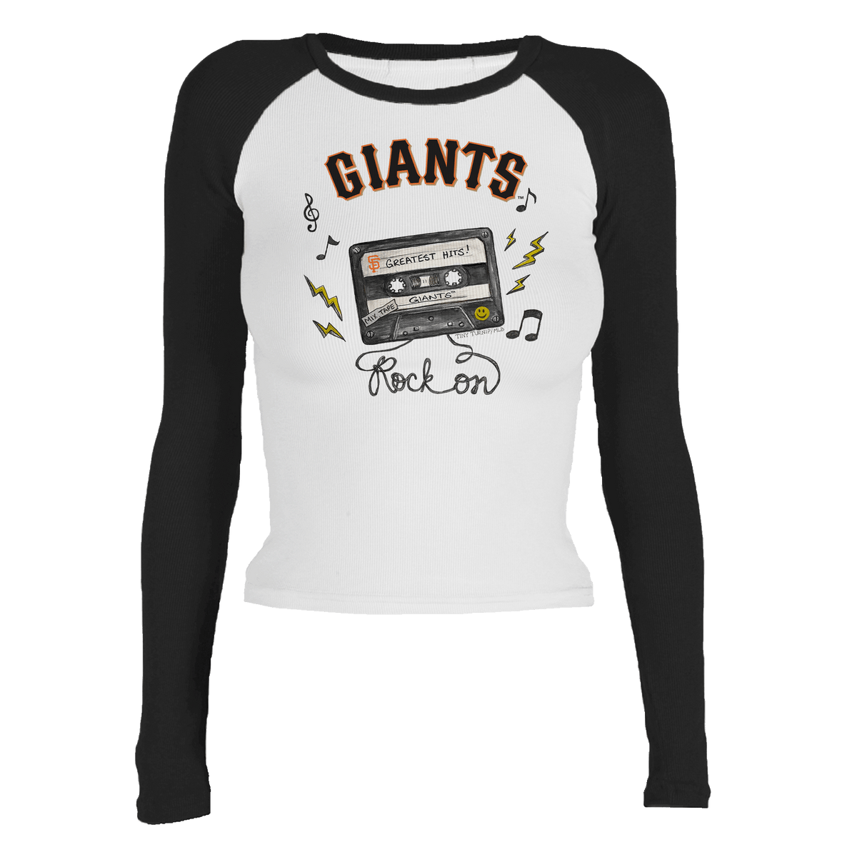 San Francisco Giants Mixtape Roxy Raglan Long Sleeve