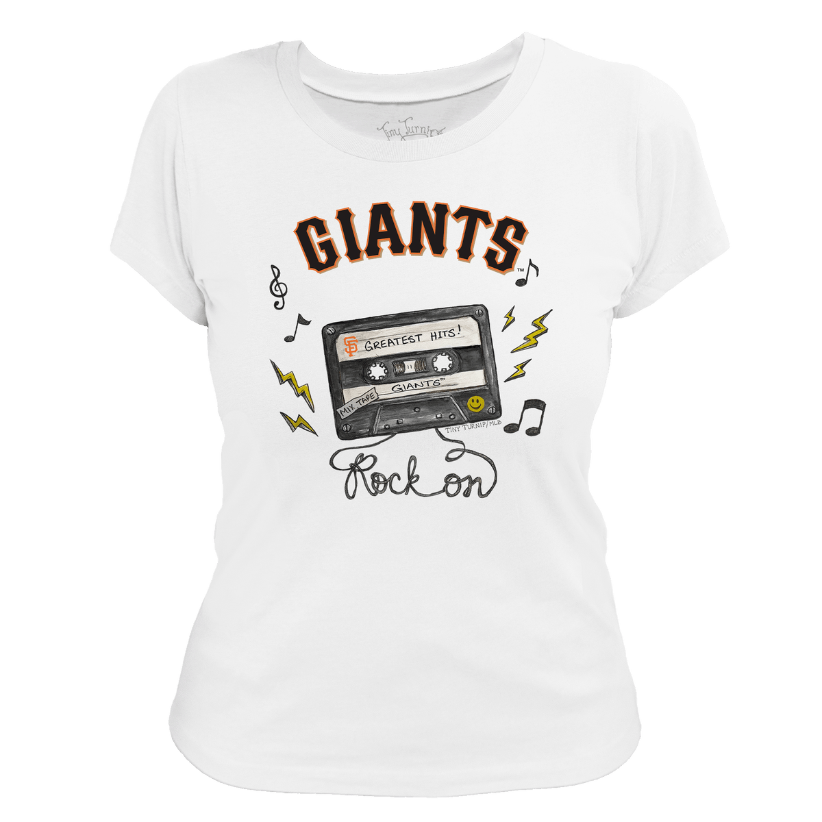 San Francisco Giants Mixtape Women's Tee Shirt
