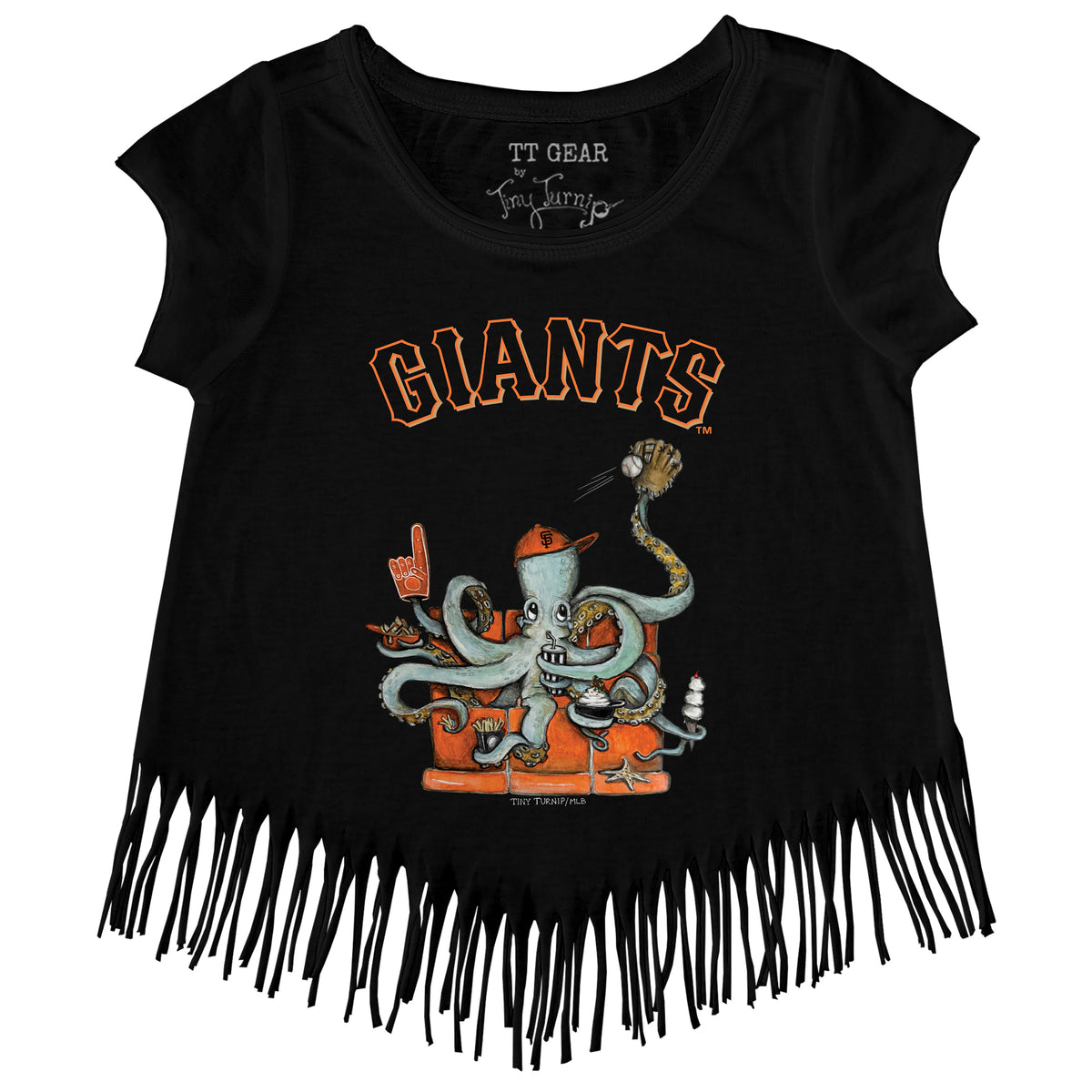 San Francisco Giants Octopus Fringe Tee