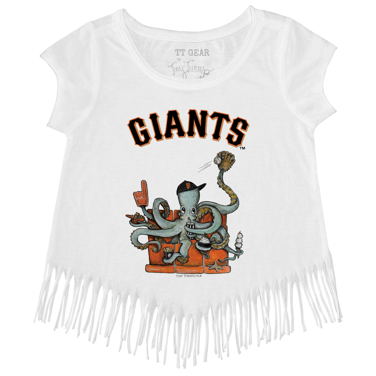 San Francisco Giants Octopus Fringe Tee