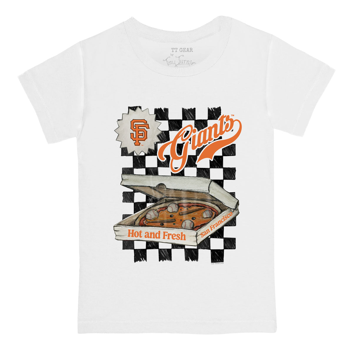 San Francisco Giants Pizza Tee Shirt