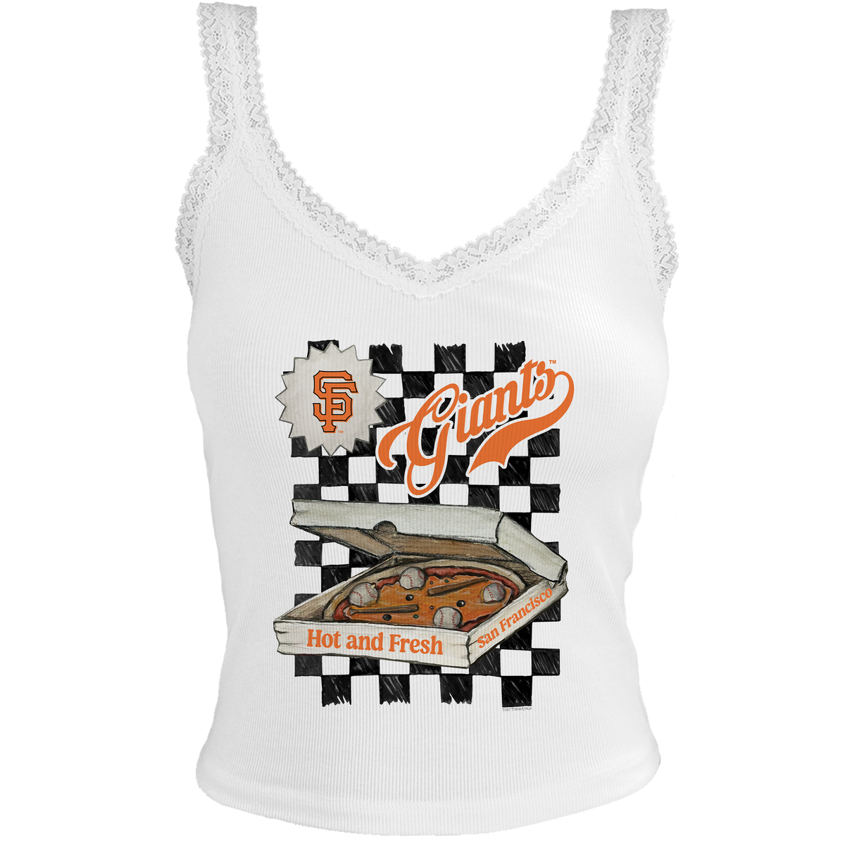 San Francisco Giants Pizza Lace Tank