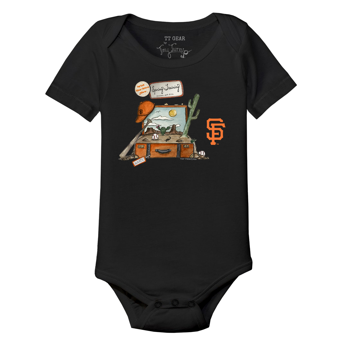 San Francisco Giants Spring Training 2026 Short Sleeve Snapper - Tiny Turnip