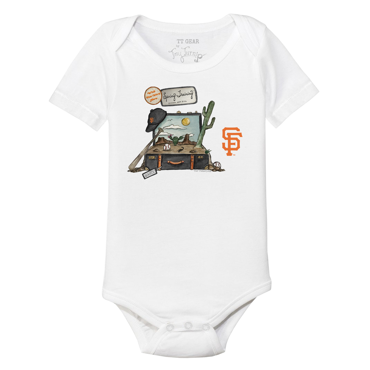 San Francisco Giants Spring Training 2026 Short Sleeve Snapper - Tiny Turnip