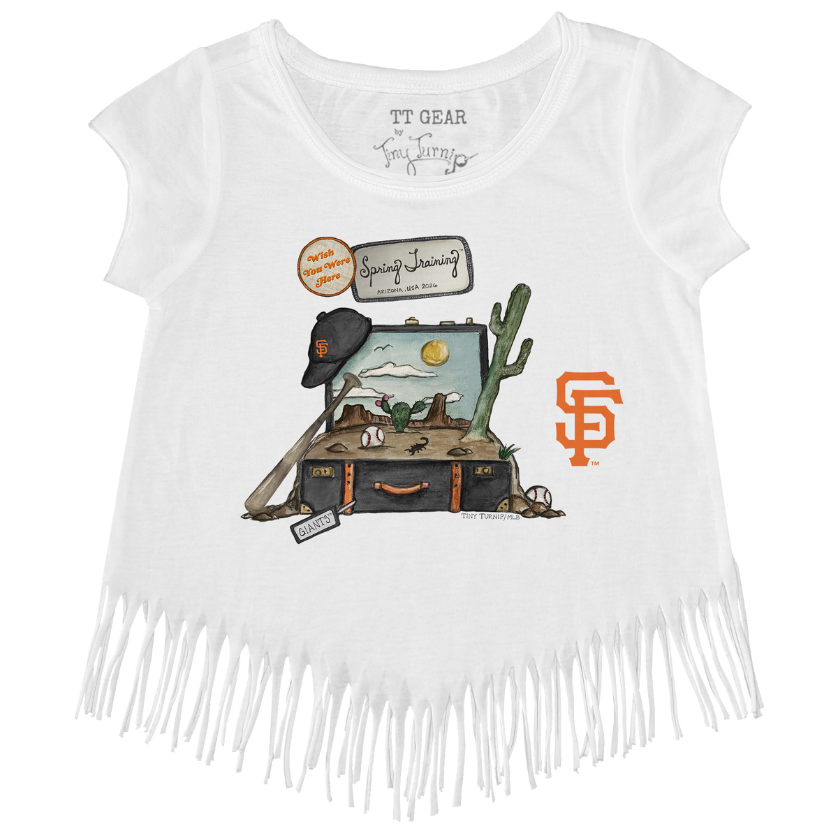 San Francisco Giants Spring Training 2026 Fringe Tee - Tiny Turnip
