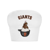 San Francisco Giants Sundae Helmet Crop Tube Top
