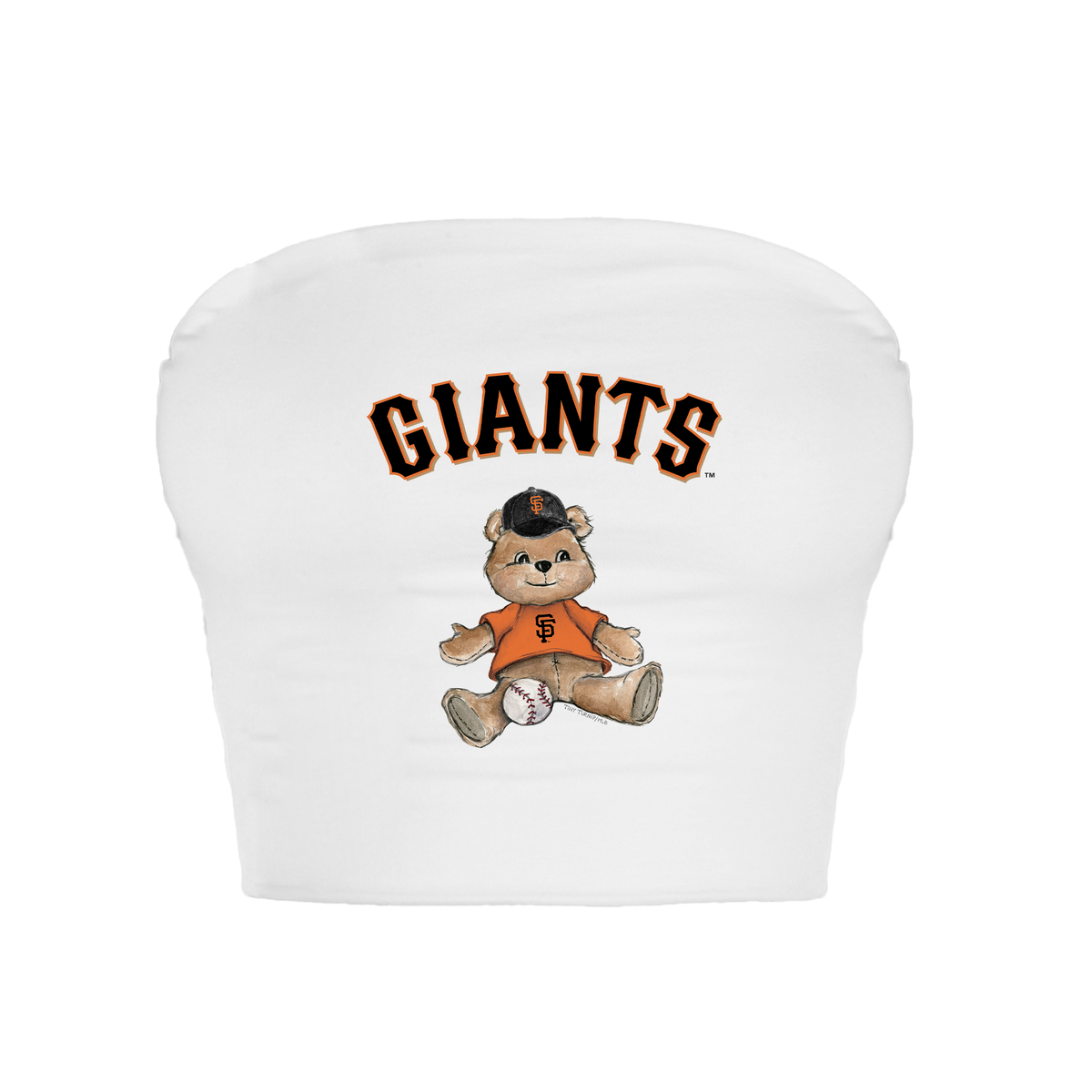 San Francisco Giants Teddy Crop Tube Top