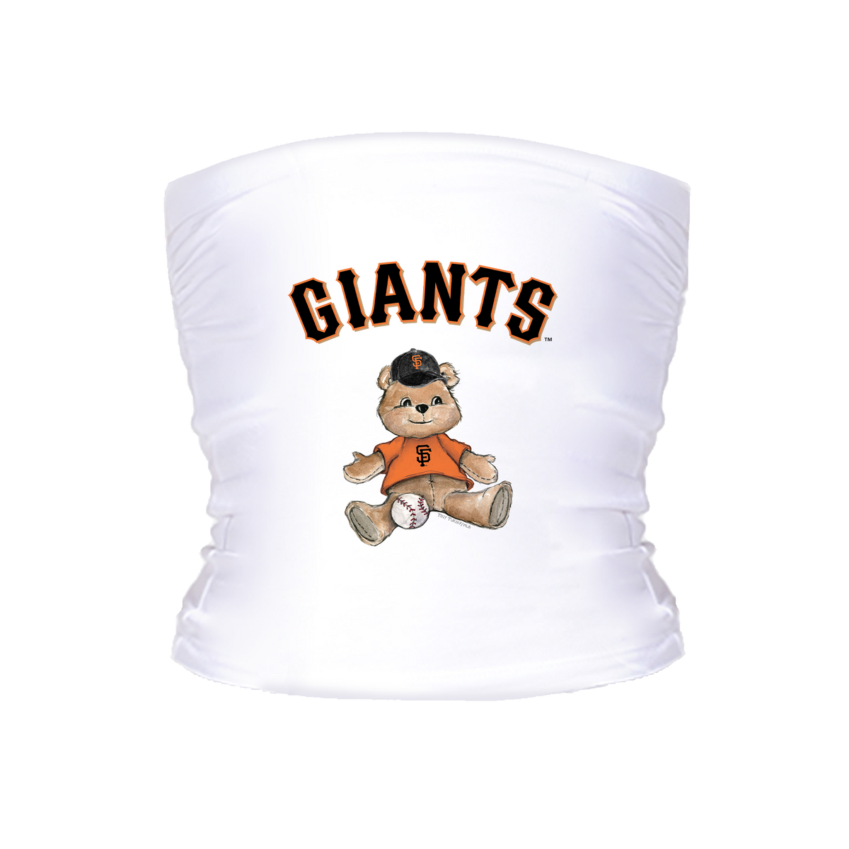 San Francisco Giants Teddy Tube Top - Tiny Turnip
