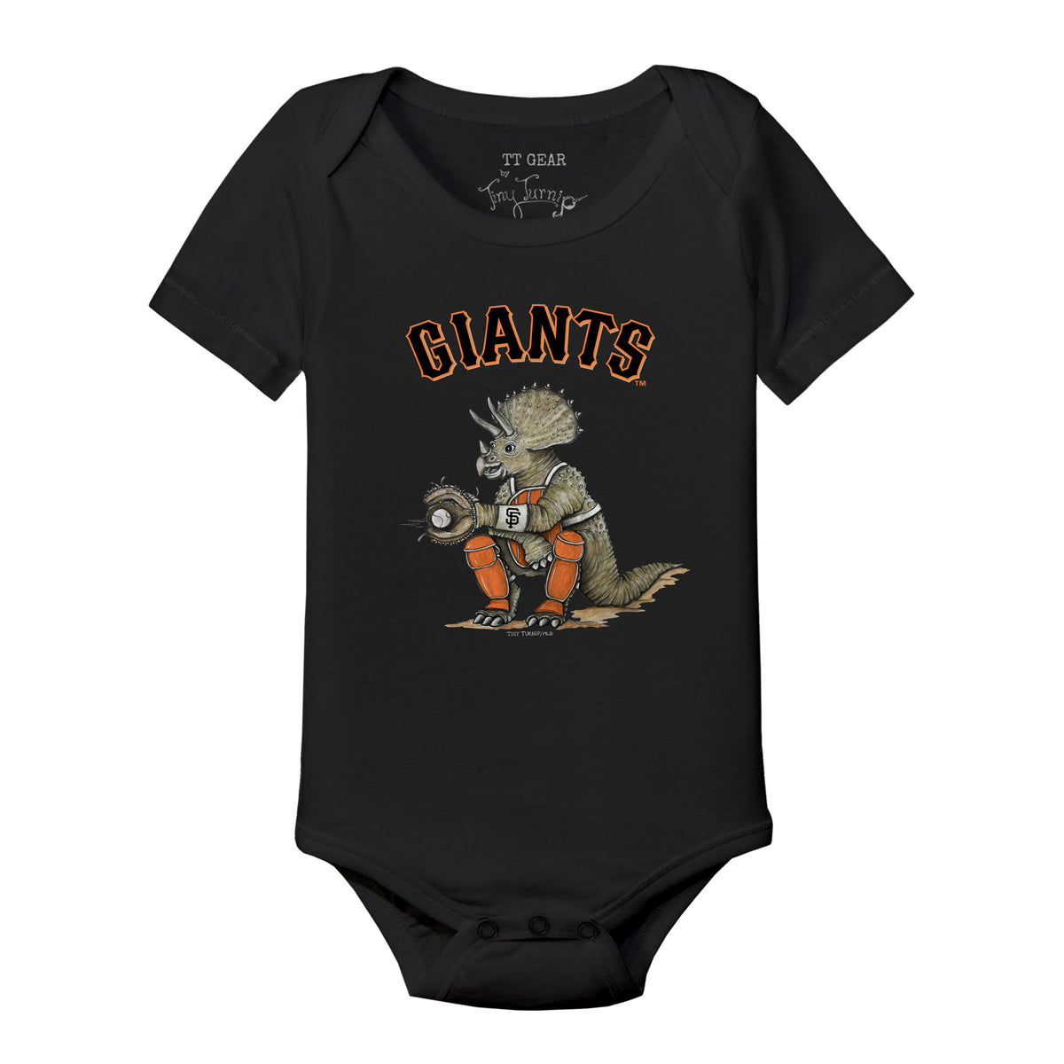San Francisco Giants Triceratops Short Sleeve Snapper