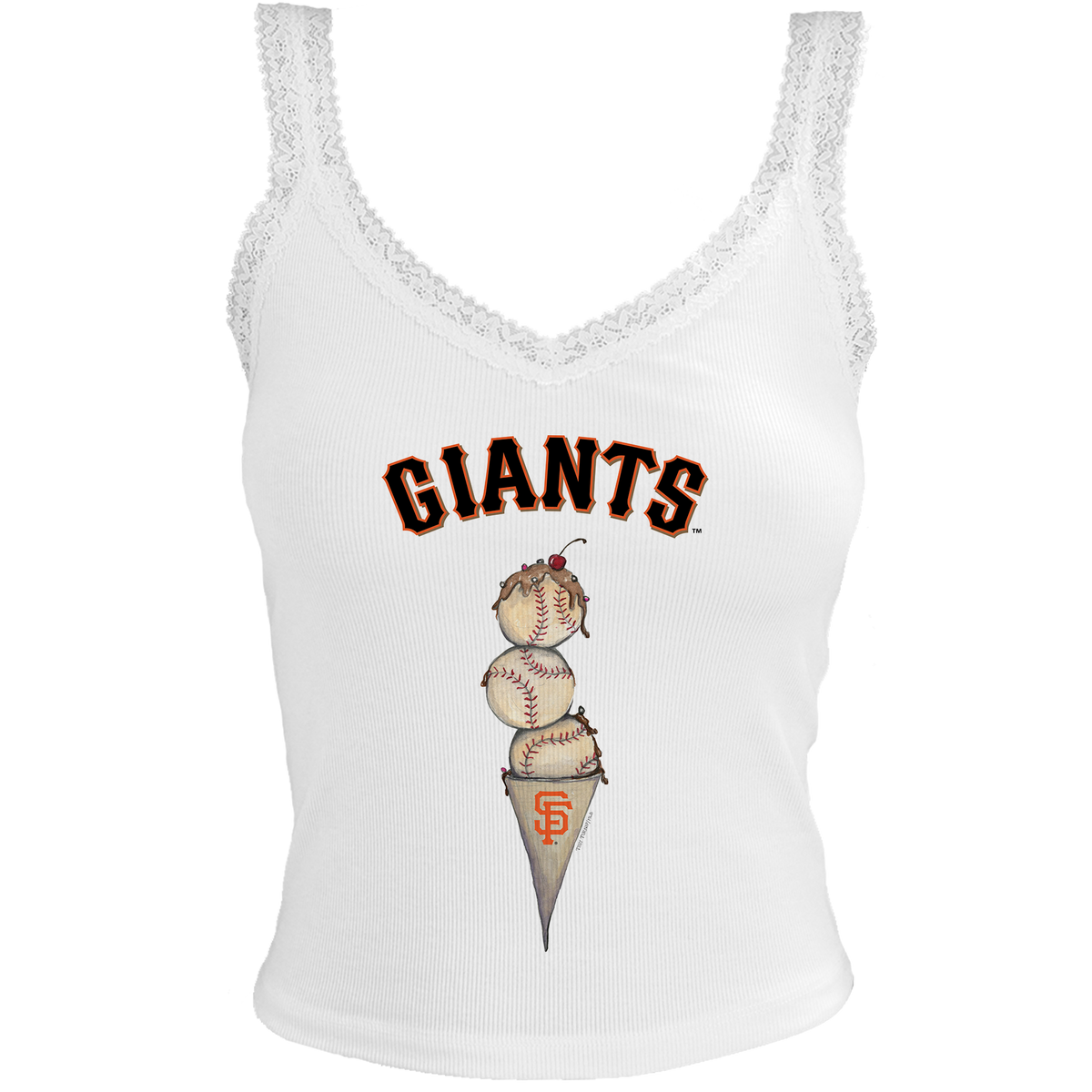 San Francisco Giants Triple Scoop Lace Tank