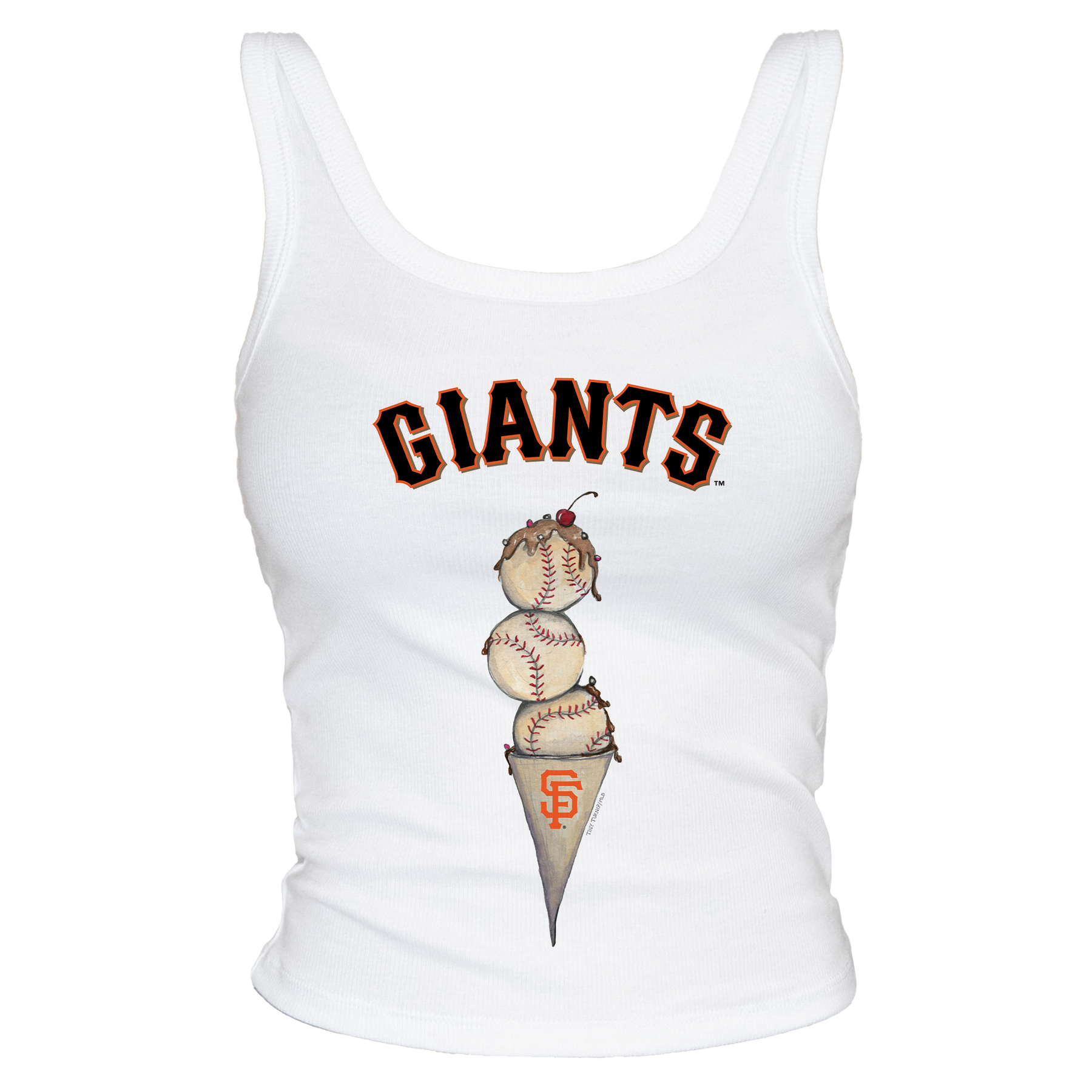 San Francisco Giants Triple Scoop Ribbed Tank