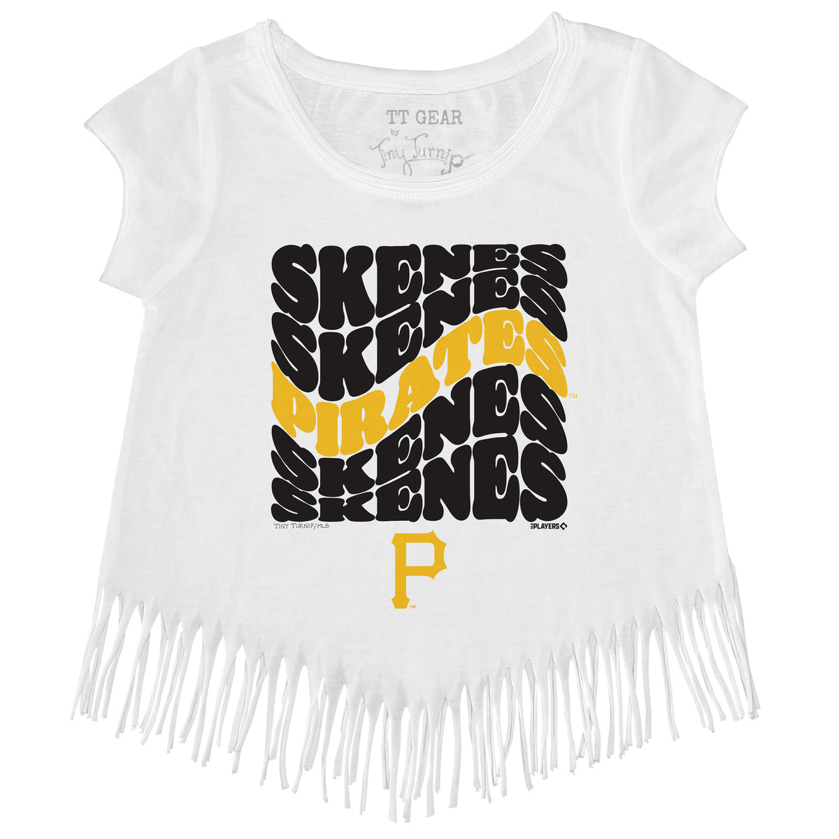 Pittsburgh Pirates Paul Skenes Retro Wave Fringe Tee
