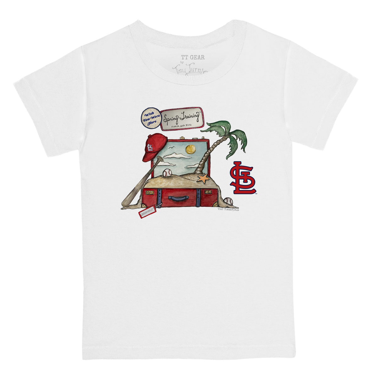 St. Louis Cardinals Spring Training 2026 Kid's Tee Shirt - Tiny Turnip