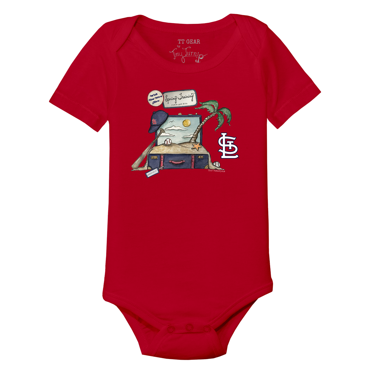 St. Louis Cardinals Spring Training 2026 Short Sleeve Snapper - Tiny Turnip