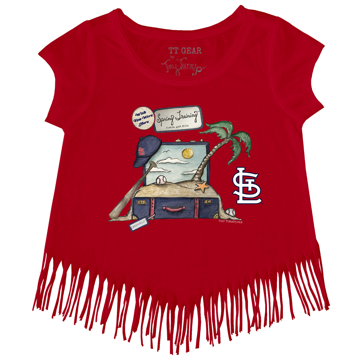St. Louis Cardinals Spring Training 2026 Fringe Tee - Tiny Turnip