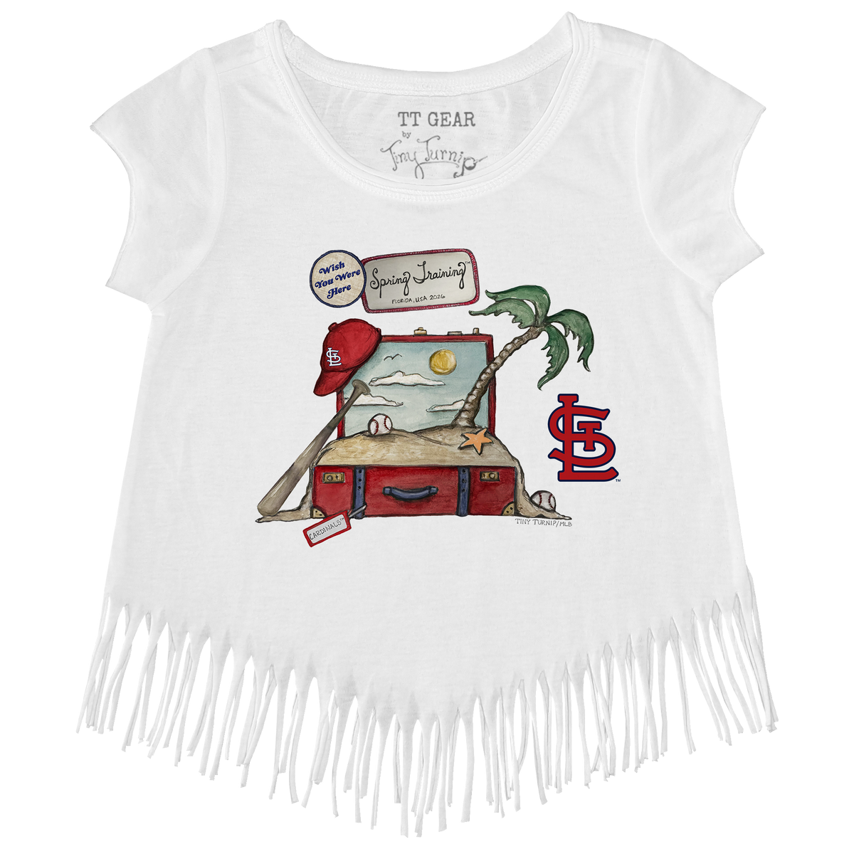 St. Louis Cardinals Spring Training 2026 Fringe Tee - Tiny Turnip