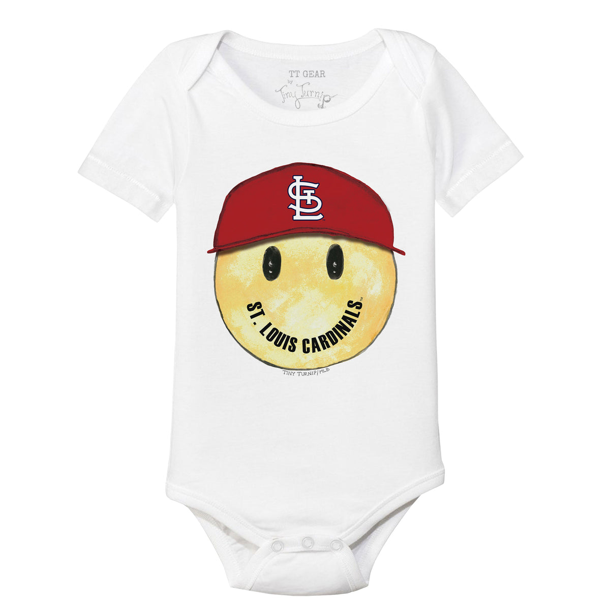 St. Louis Cardinals Smiley Short Sleeve Snapper