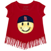 St. Louis Cardinals Smiley Fringe Tee
