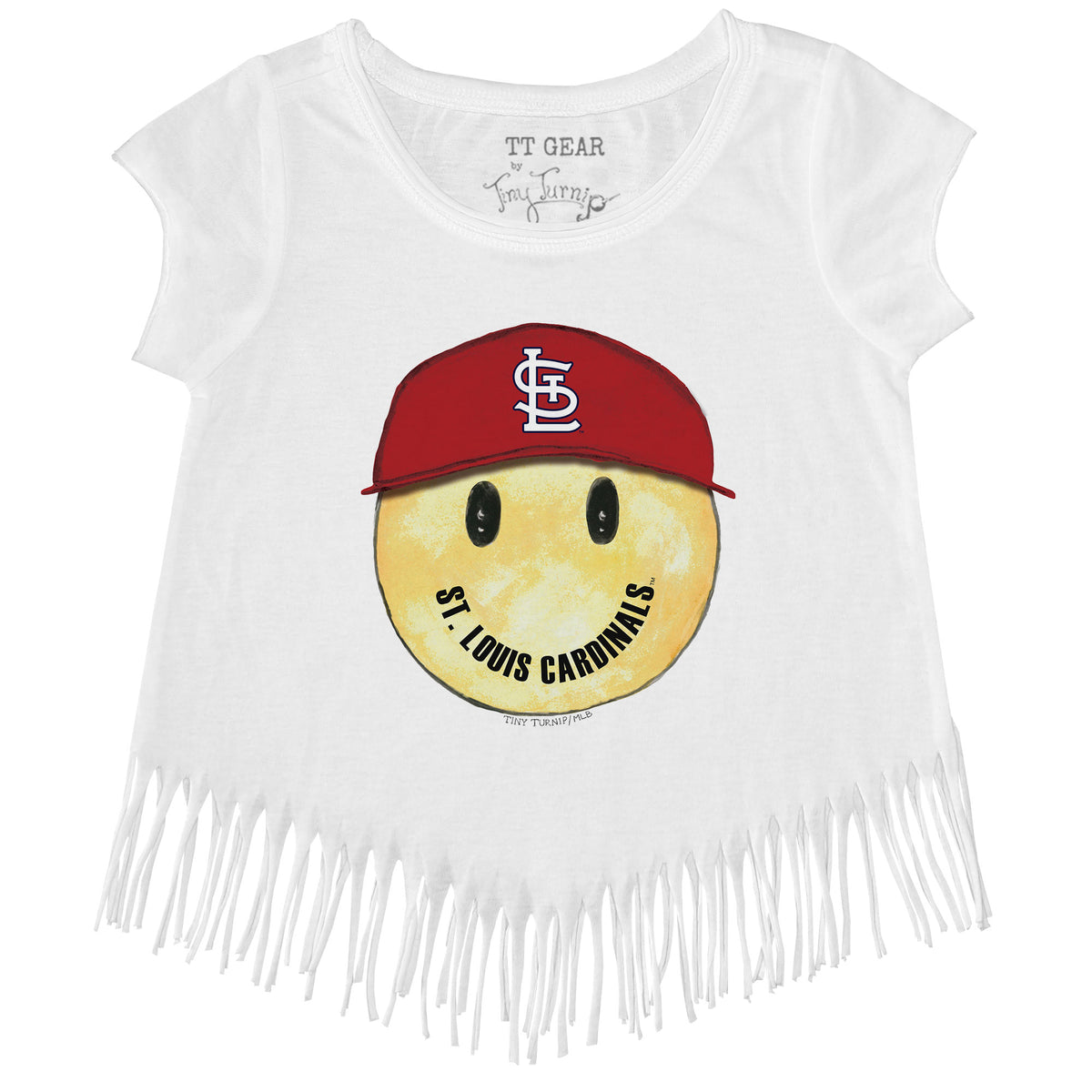St. Louis Cardinals Smiley Fringe Tee