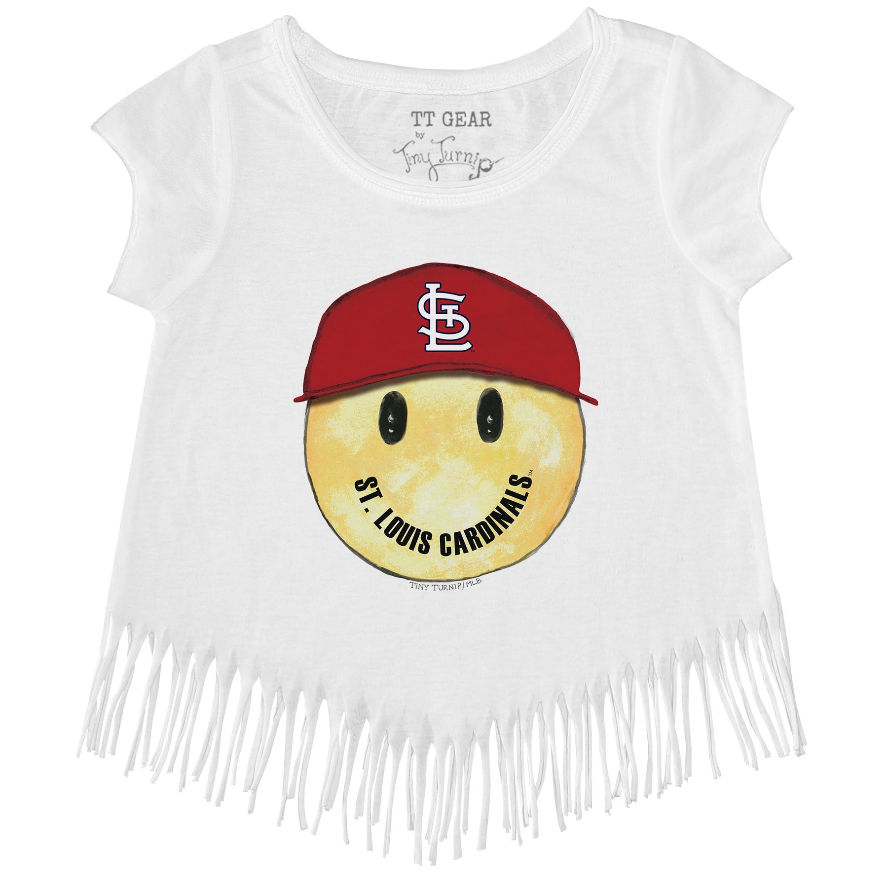 St. Louis Cardinals Smiley Fringe Tee